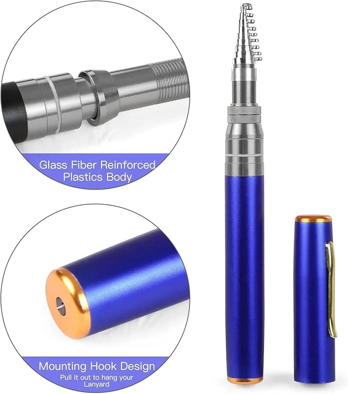Pocket Fisher™ Baitcaster Pen Rod